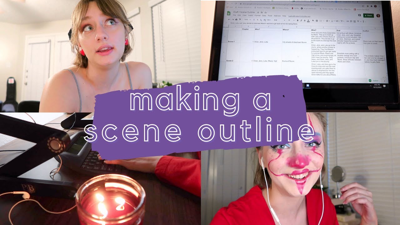 Making an outline for my NaNoWriMo novel // Writing Vlog #44