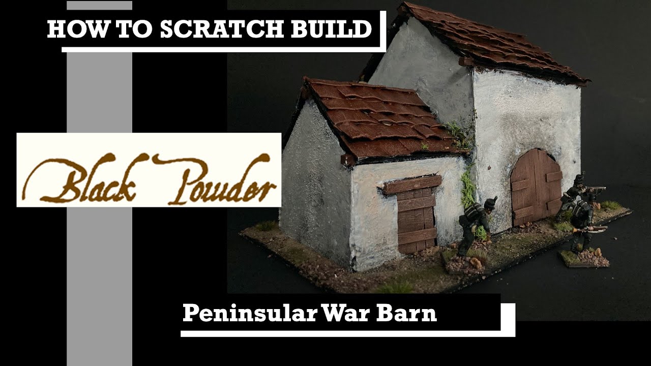 How to make a Peninsular War terrain - Barn