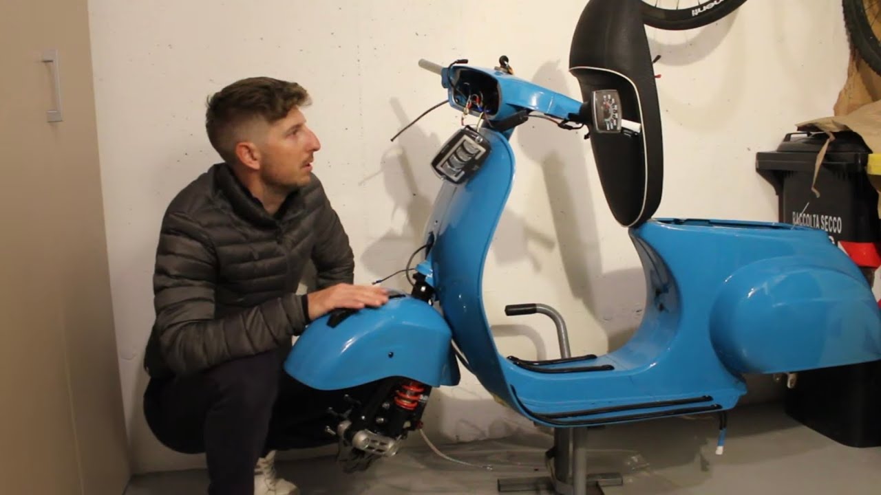 RIMONTO la VESPA Pt. 4 IMPIANTO ELETTRICO in CORRENTE CONTINUA!