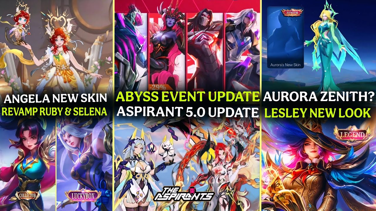 ABYSS Updates | Aspirant 5.0 Coming | Angela New skin | All Blank Skin | Irithel & Alice Collector