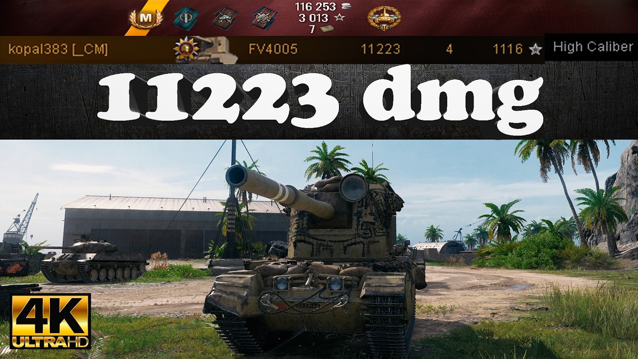 FV4005 11,223 DMG 💥 4 Kills | Ultra HD 4K World of Tanks Epic Battle Replay
