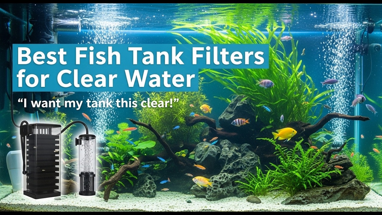 TOP 5 Best Fish Tank Filters For Clear Water 2026 | Fish Tank Filters For Crystal Clear Water