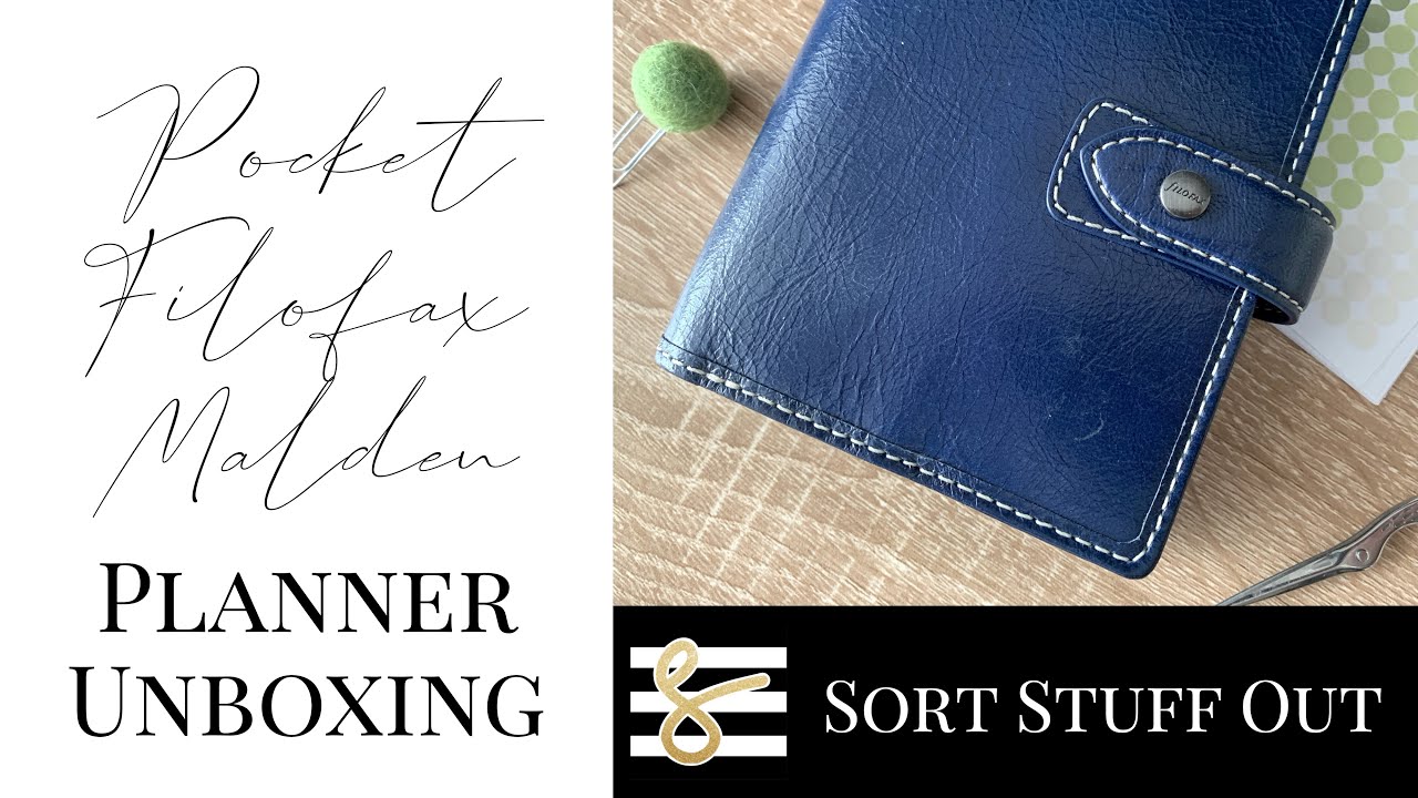 Navy Filofax Pocket Malden Unboxing: How does it compare? Size, Feature and Quality Comparison