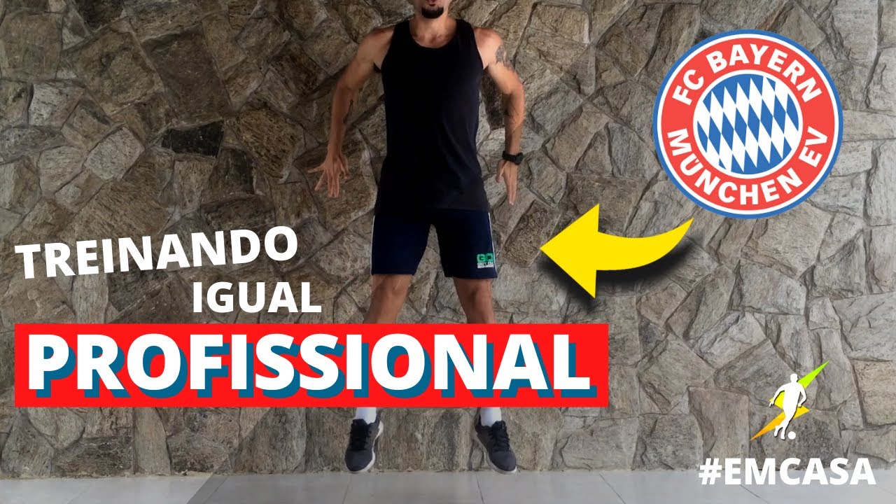 FIZ O TREINO FÍSICO DO BAYERN DE MUNIQUE EM CASA | Futebol | Boleiro de Elite