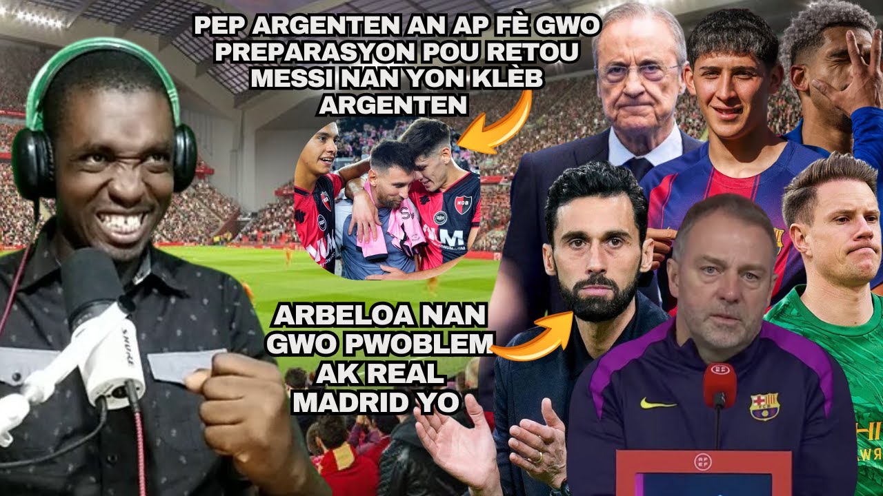 Messi Pral Retounen Nan Yon Klèb Argentine| Arbeloa Deja Nan Gwo Pwoblem ak Jwè Real Yo| Rashford 