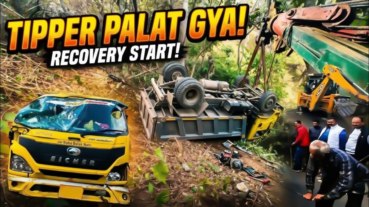Kya Recovery Van is Eicher Tipper ko nikal payegi? Watch till the end!