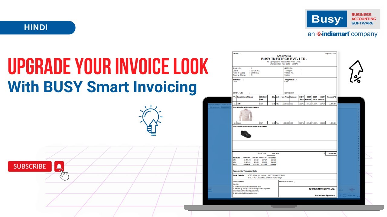 Smart Invoicing with BUSY! 💼 Add Item Parameters for a Pro-Level Look | Easy GST Billing | Hindi