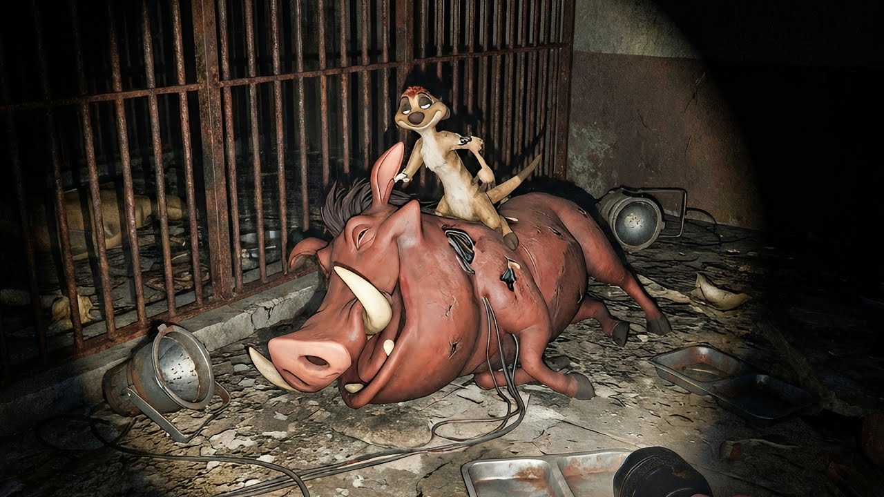 They FOUND the Lion King Characters in an ABANDONED ZOO!! Part 2