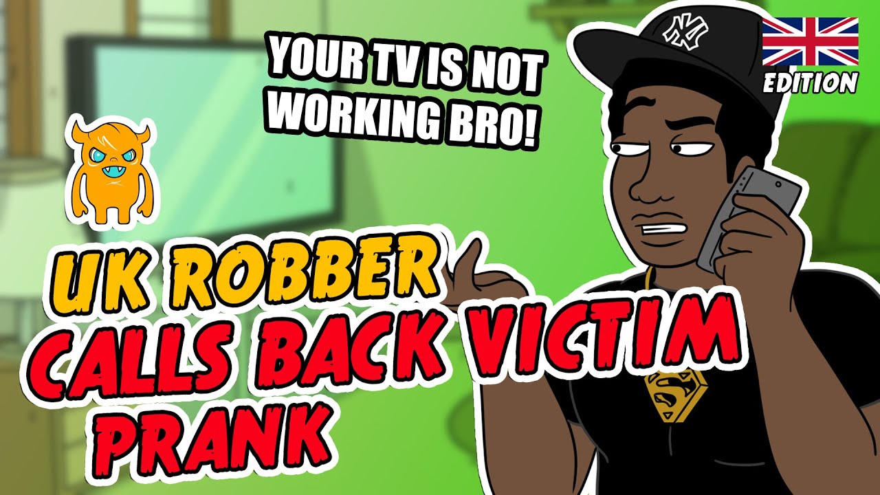 Idiotic UK Robber Calls Back Victim - Ownage Pranks