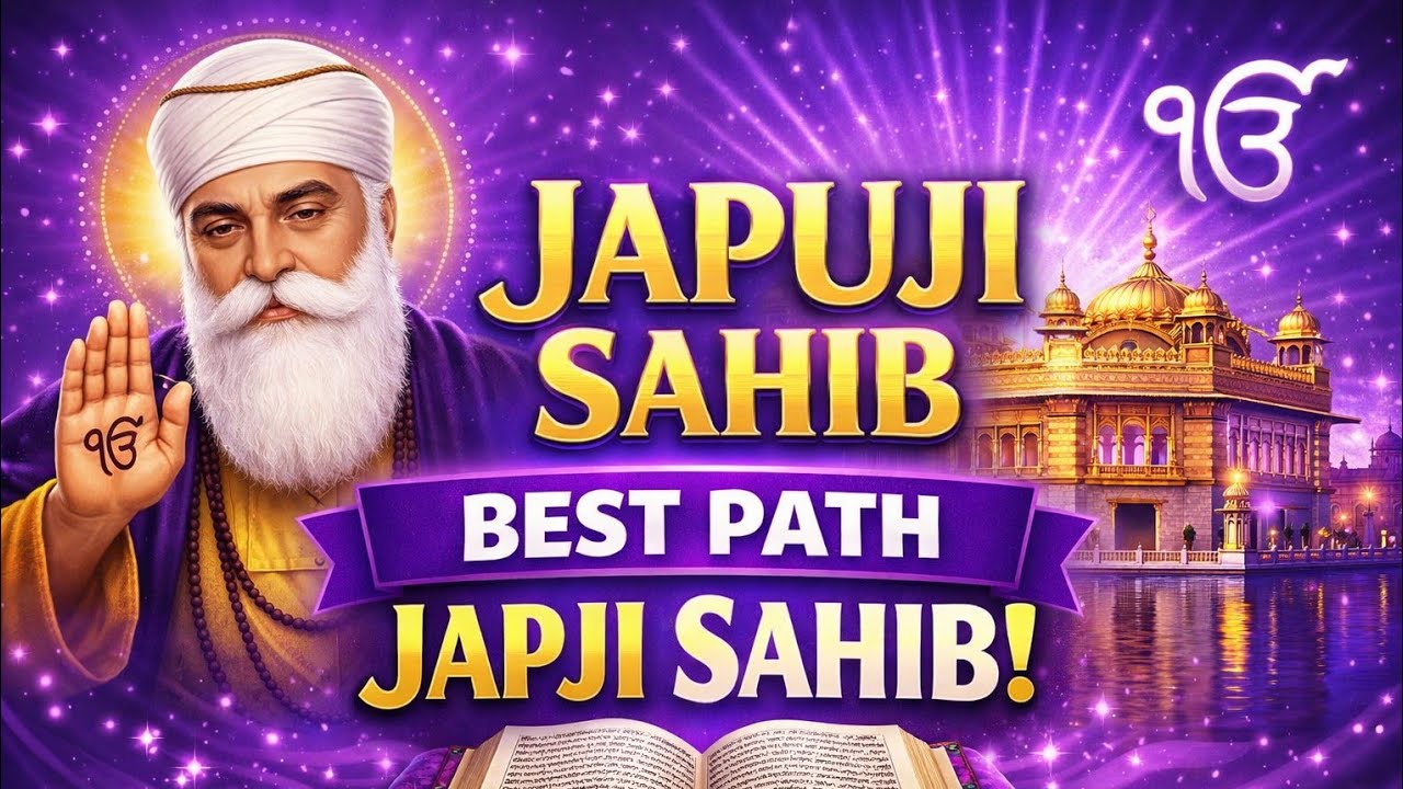 Japji Sahib | ਨਿੱਤਨੇਮ ਗੁਰਬਾਣੀ | ਪਾਠ ਜਪੁਜੀ ਸਾਹਿਬ | Sweet Voice japji sahib | best japji sahib ji - 99