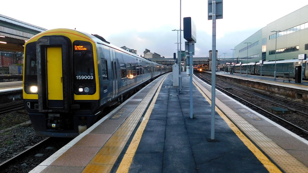 Trains at Exeter St David's - 2nd January 2026