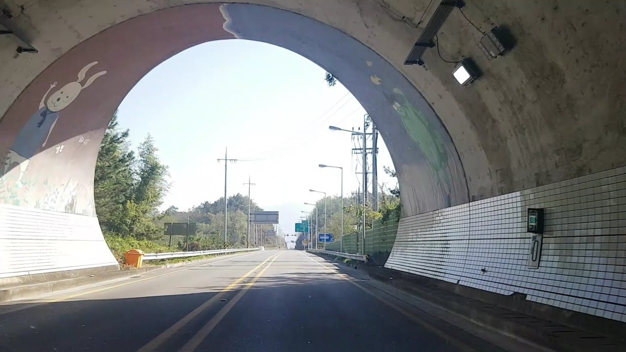 사천 자혜터널 & 사천대교(泗川 自惠隧道 & 泗川大桥)