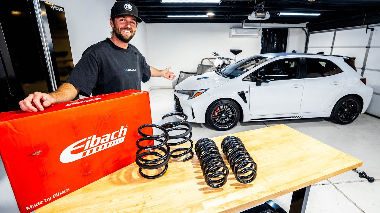 Eibach Lowering Springs Install GR Corolla