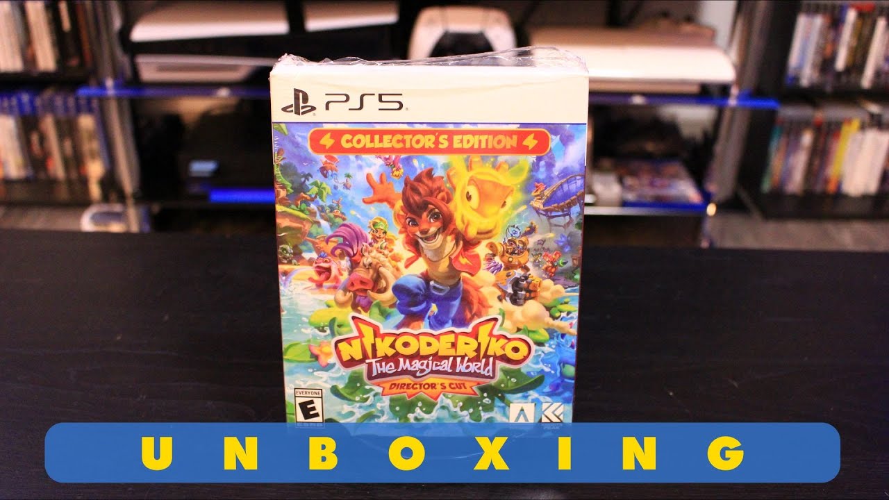 Unboxing: Nikoderiko The Magical World Director's Cut Collectors Edition PS5, Also on Switch and PC