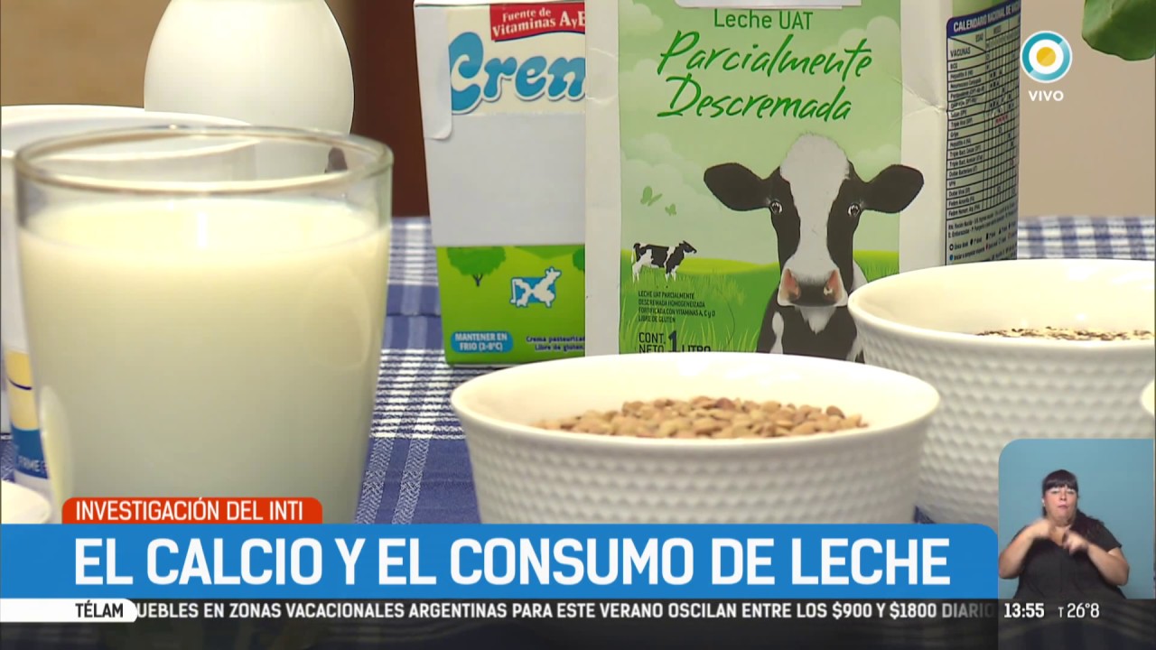 La leche y el calcio: Informe del INTI | #TPANoticias