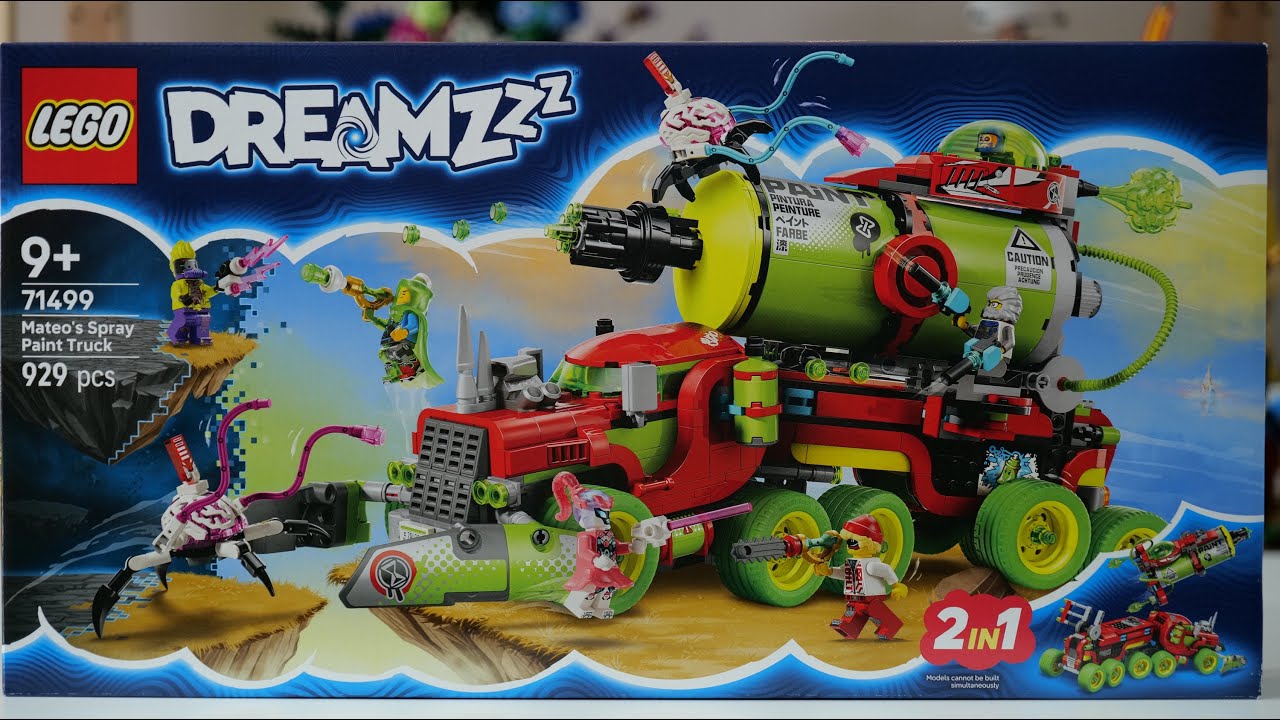 LEGO Dreamzzz 71499 Mateo's Spray Paint Truck Speed Build