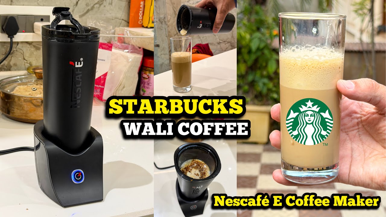 Starbucks Wali Coffee Ghar Par | Nescafé E Coffee Maker Honest Review | Make Latte at Home in Mins.