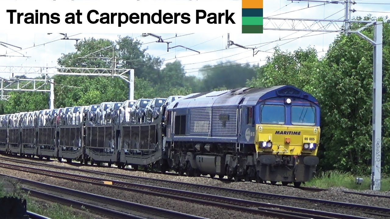 WCML and London Overground Trains At Carpenders Park (again)