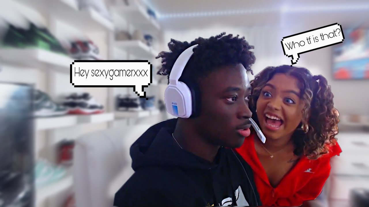 Gaming With Girls Online To See How My Girlfriend Reacts! *HILARIOUS*
