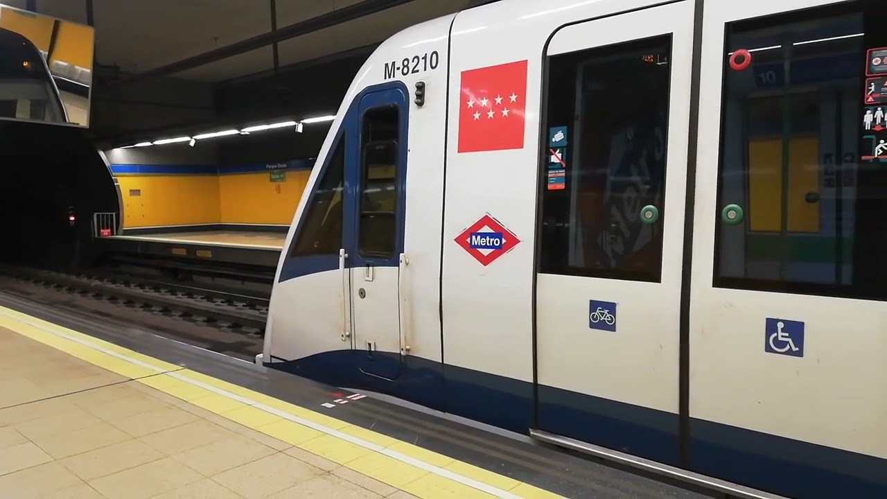 METRO DE MADRID CON SERIE 8000 PRIMERA
