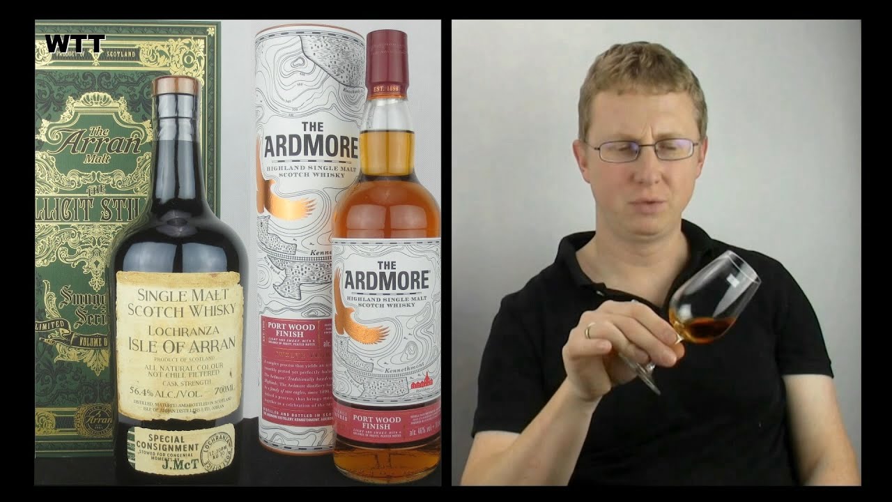 Blindverkostung - Arran Smugglers Series I vs. Ardmore 12 Jahre Port Wood Finish