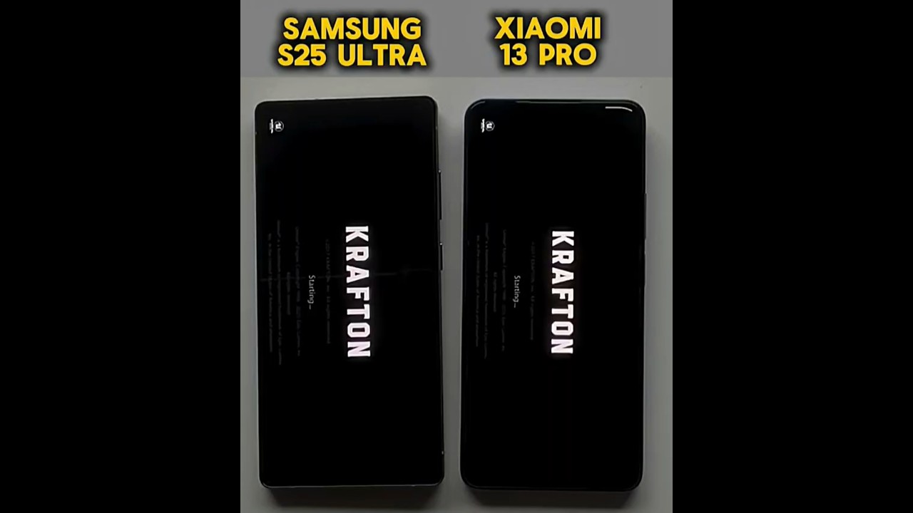 S25 Ultra VS Xiaomi 13 Ultra PUBG Speed Test #pubg #smartphone #pubgmobile #xiaomi