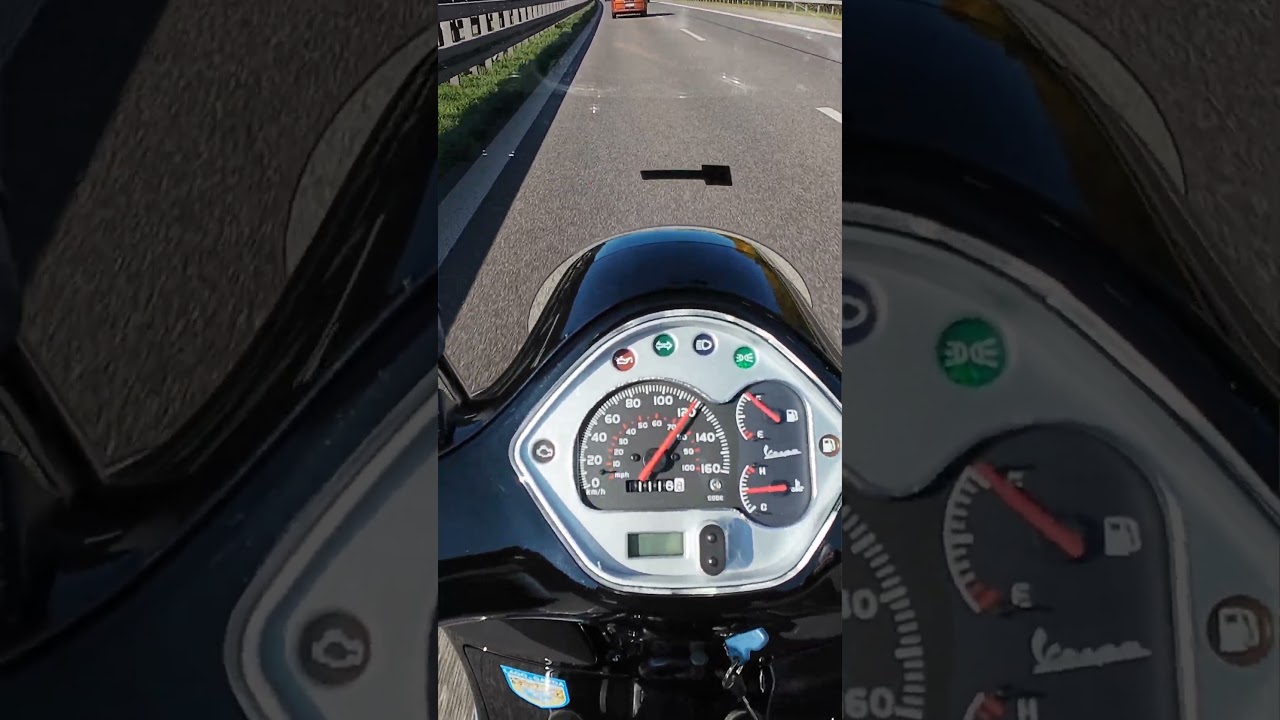Topspeed Vespa GTS 300 🌞 #bikeride #bikelife #vespa #gts300 #topspeed #g&ouml;ppingen