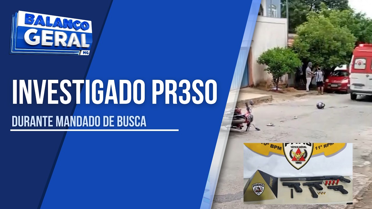 INVESTIGADO POR HOMICÍDIO É PRESO POR TRÁFICO DE DROGAS