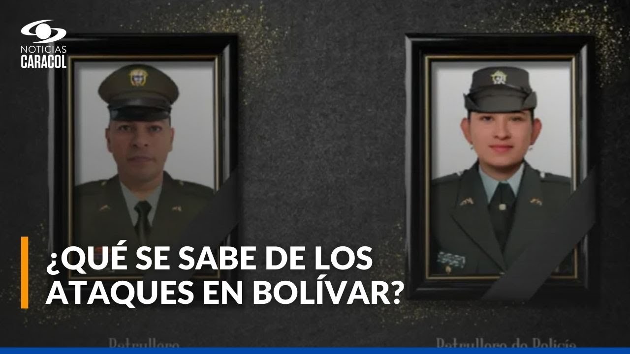 Dos policías murieron durante un ataque armado en Bolívar