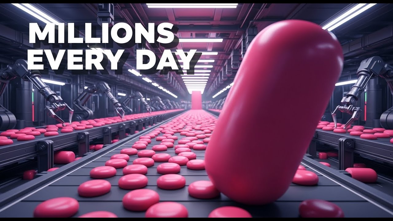 No Human Hands: Inside a Fully Automated Chewing Gum Factory Secrets