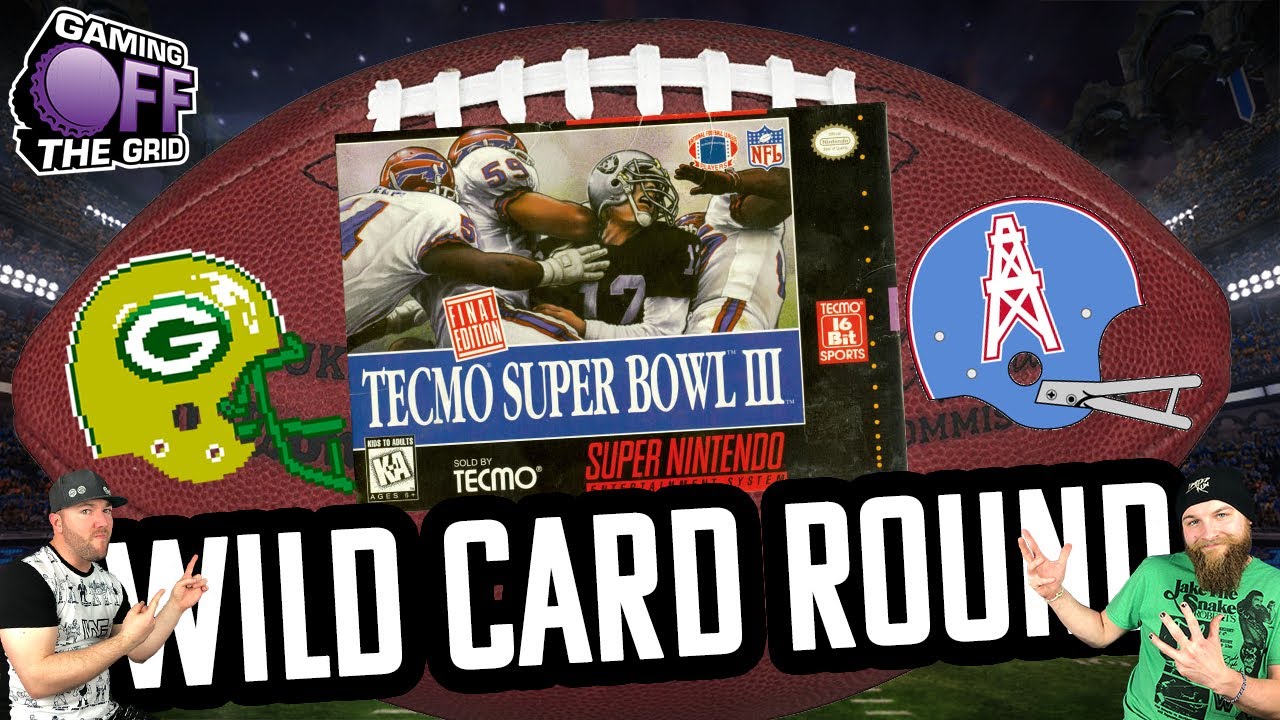 Давайте сыграем в Tecmo Super Bowl III (SNES) | Wild Card-раунд плей-офф NFL от GOTG