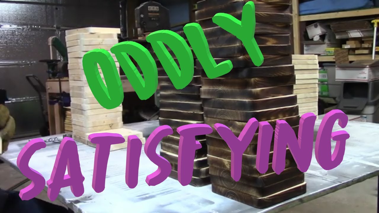 Oddly Satisfying Relaxing Wood Project