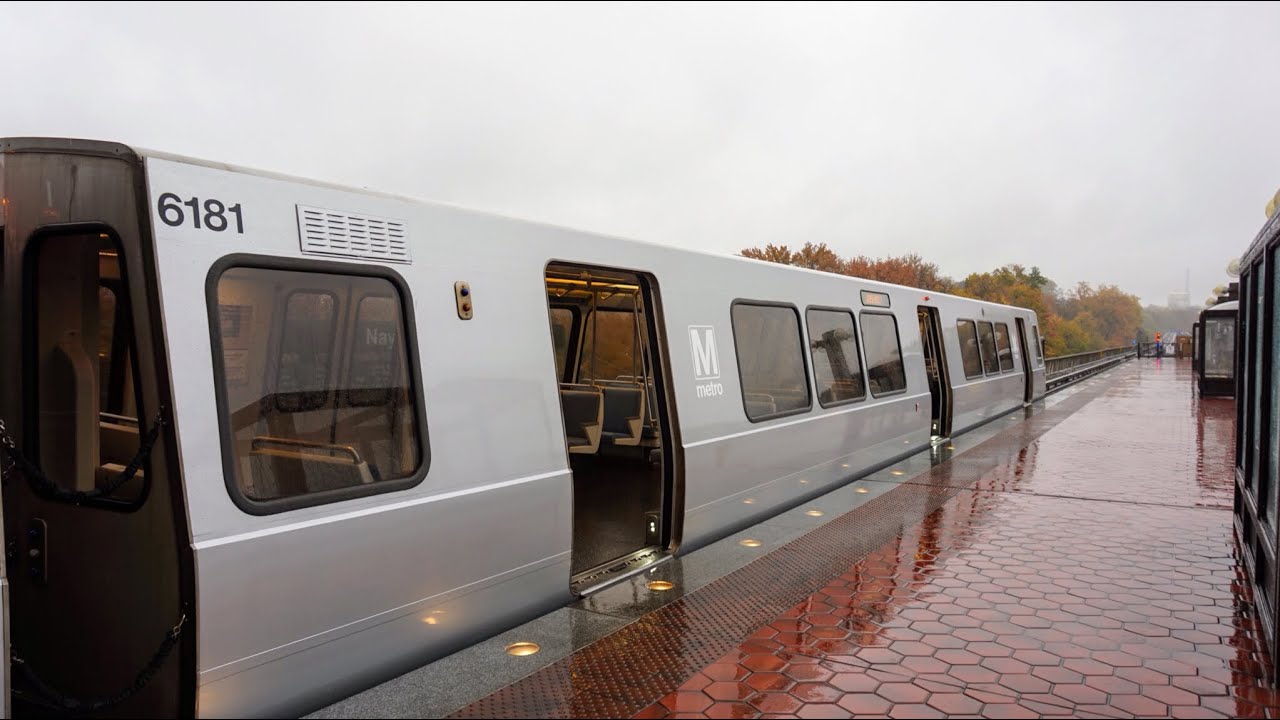 WMATA Metrorail Exclusive!!! Alstom 6000 Series Railcars 