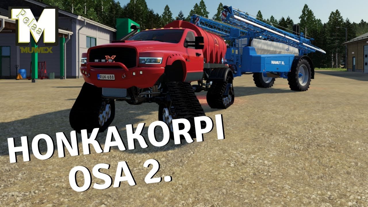 Oikein hyvä alku huhhuh - FS22 - Uusin suomikartta Honkakorpi Osa 2.