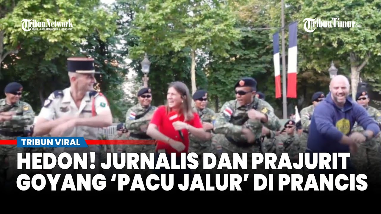Reaction Pacu Jalur Aura Farming yang Mendunia, Prajurit Prancis dan Indonesia Semangat Memparodikan