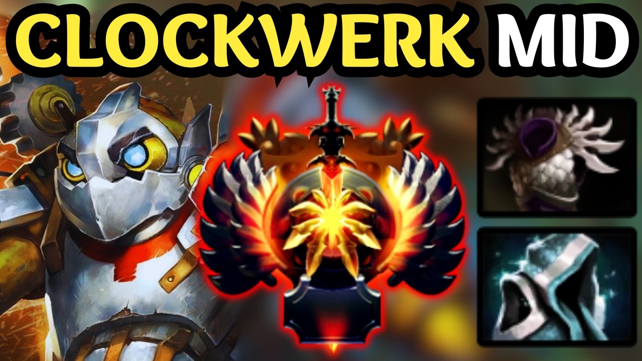 🔥 MID CLOCKWERK ?! — Hookshot Carry Game 🔥 Dota 2 Gameplay