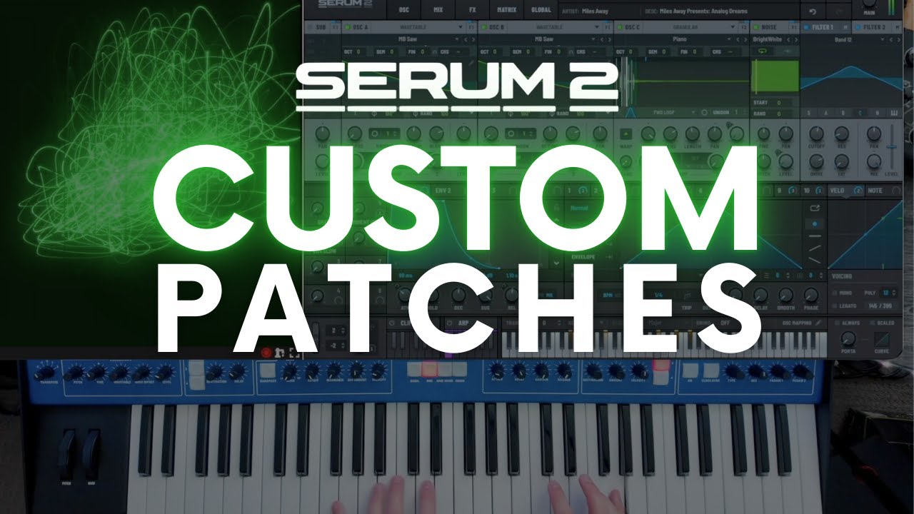 Serum 2 Custom Presets // Retro Analog Synthwave (sound demo)