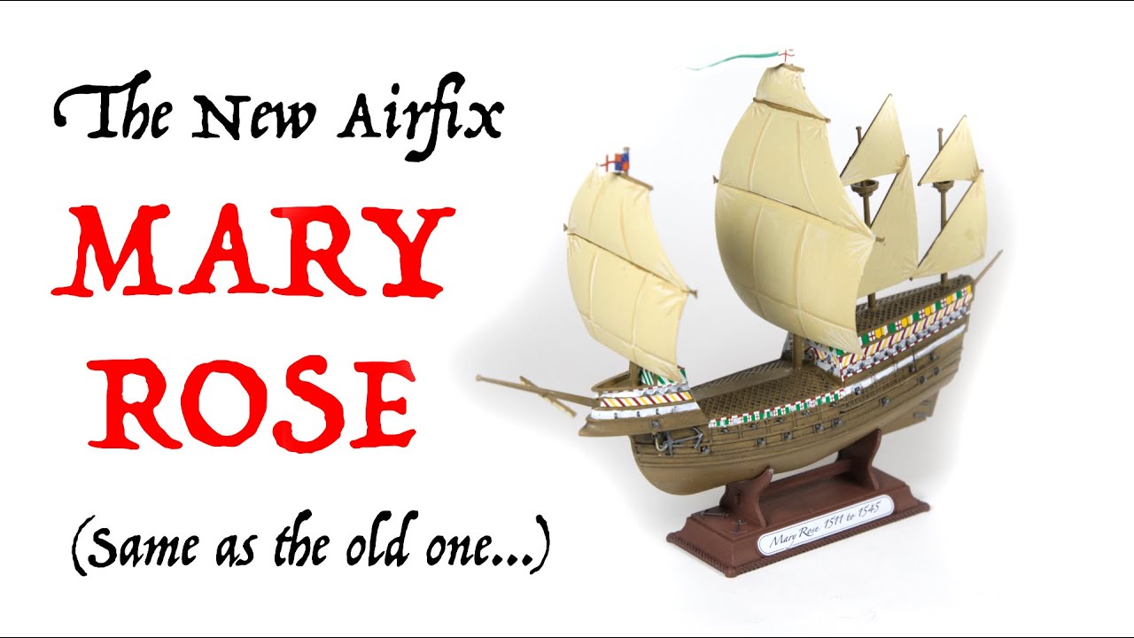 Airfix Mary Rose starter set 1/400 scale 2022 release - HD 1080p