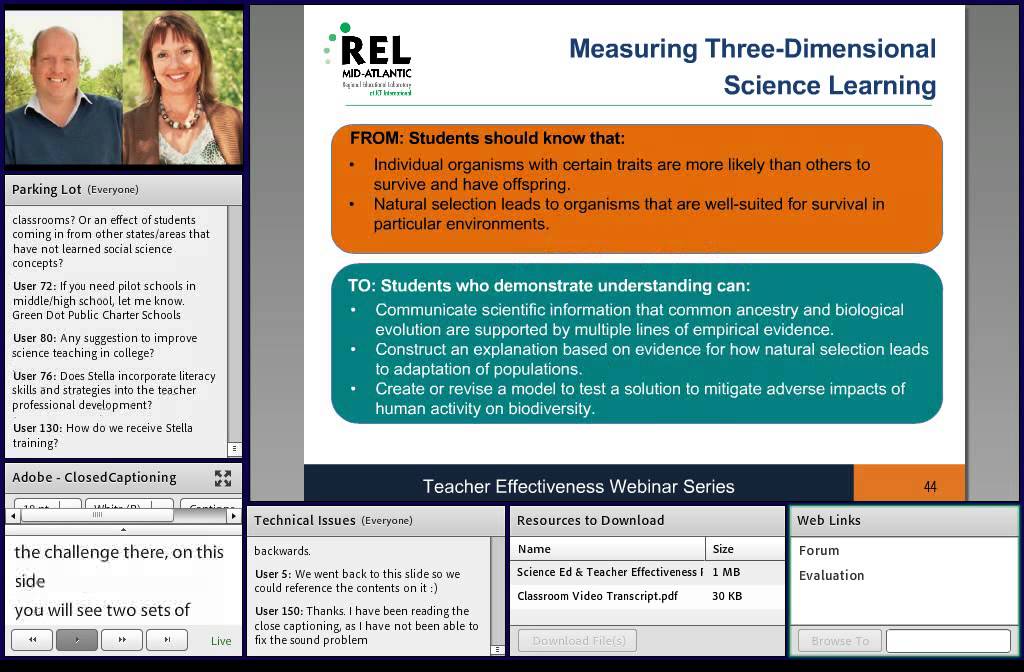 Science Ed and Teacher Effectiveness: Next Gen Science Standards Instruction (REL Mid-Atlantic)