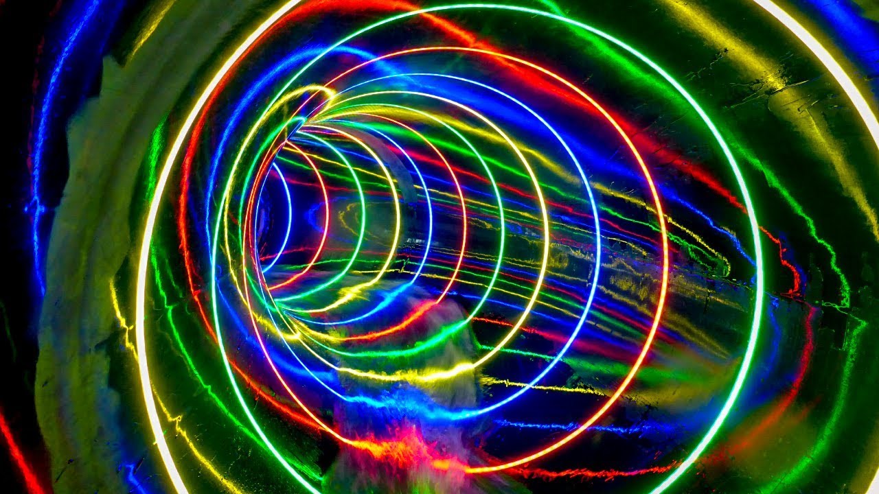Bunte LED-Wasserrutsche [NEU 2017] Holstentherme Kaltenkirchen