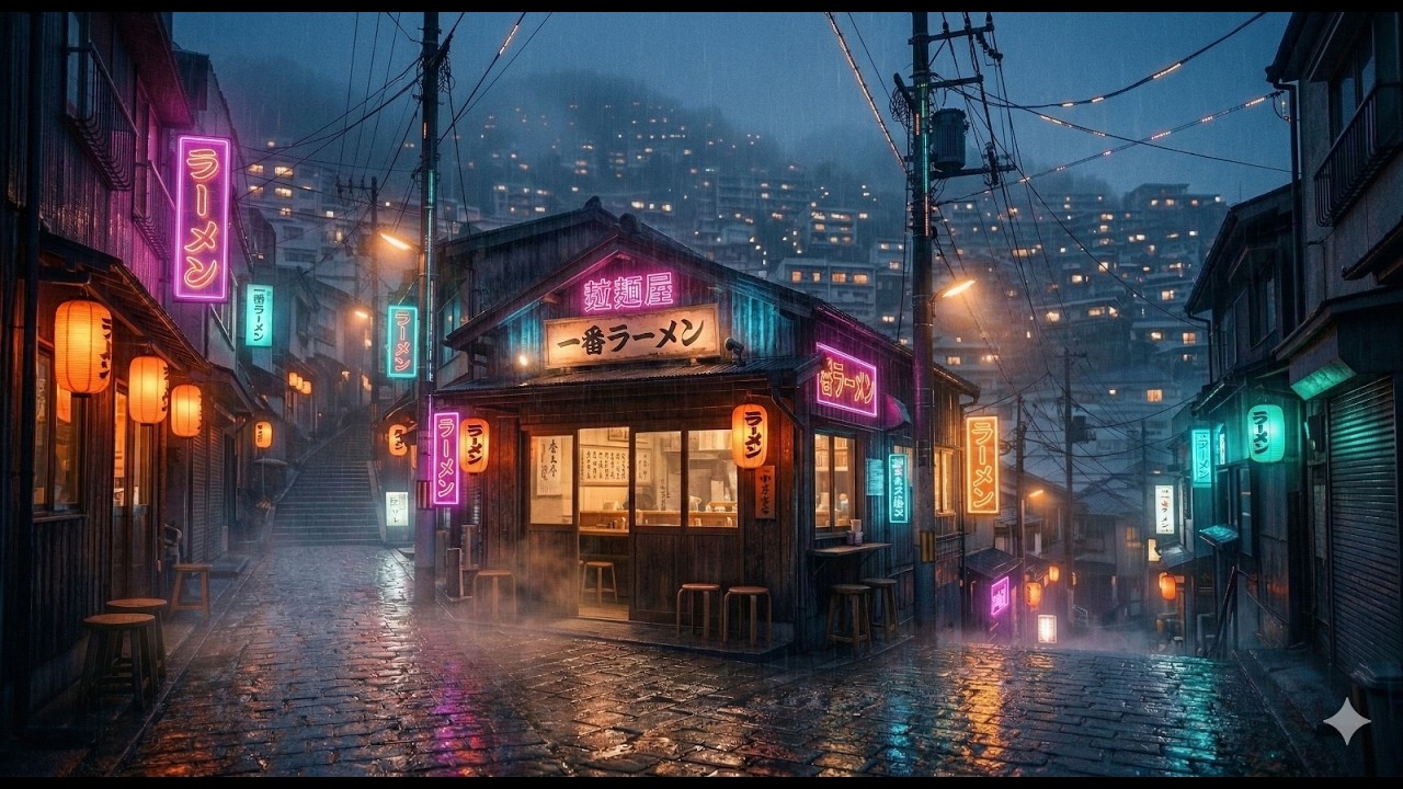 Tokyo Rain Lofi Mix 🌧️ Japanese Lofi Hip Hop Beats for Study, Relax & Focus