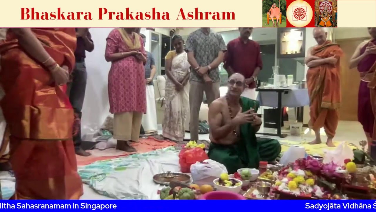 Rudraabhishekam and Devi Puja in Singapore