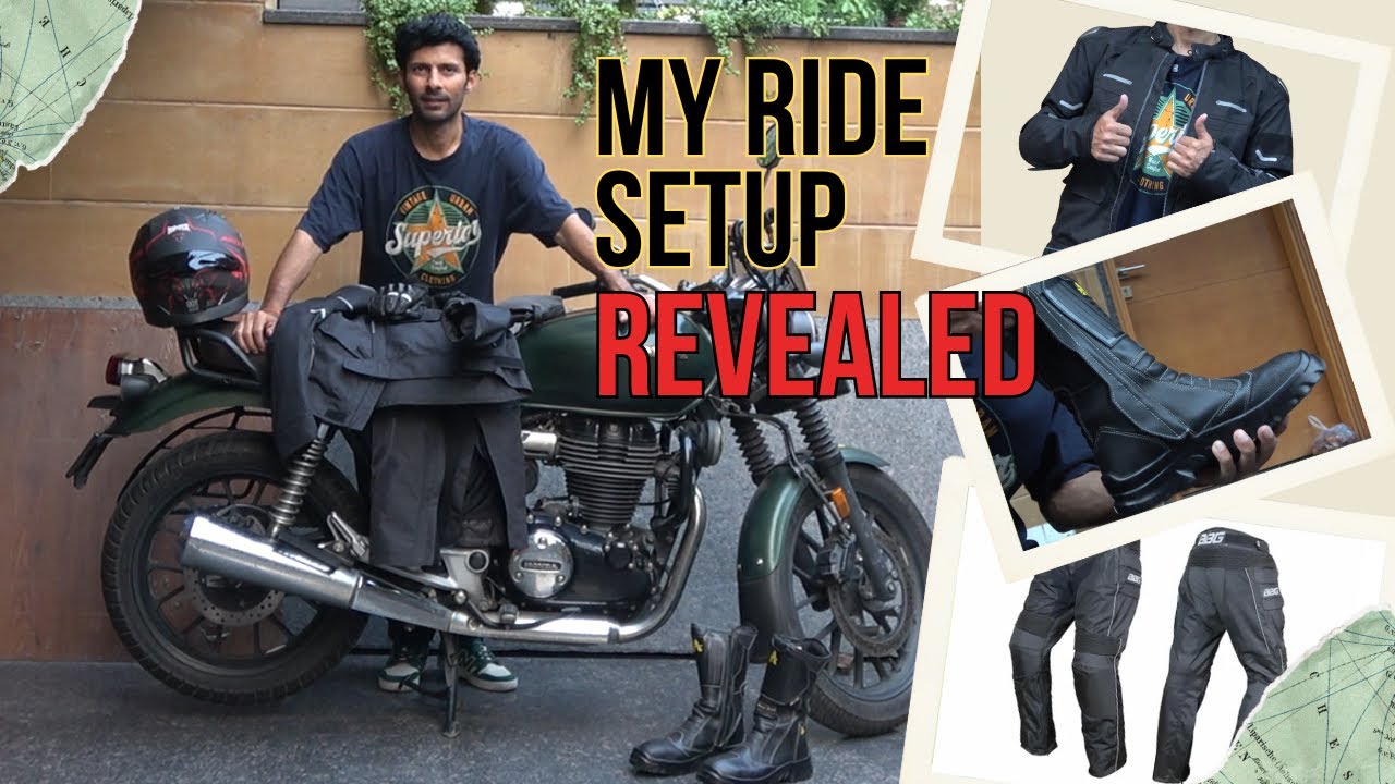 Honda CB350 Highness Long Ride-Setup : Full Gear Breakdown | Jacket, Gloves, Pants & Shoes