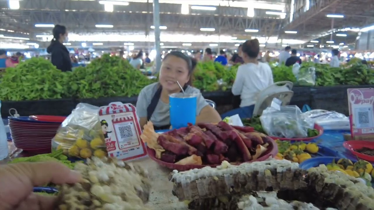 Lao Shopping market  Vientiane  Laos