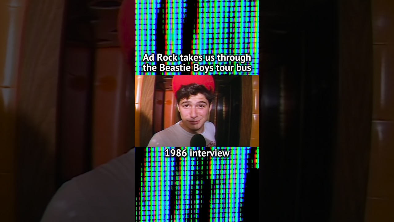 Ad Rock: A look inside the Beastie Boys' tour bus #beastieboys #adrock #interview #80srap #80shiphop