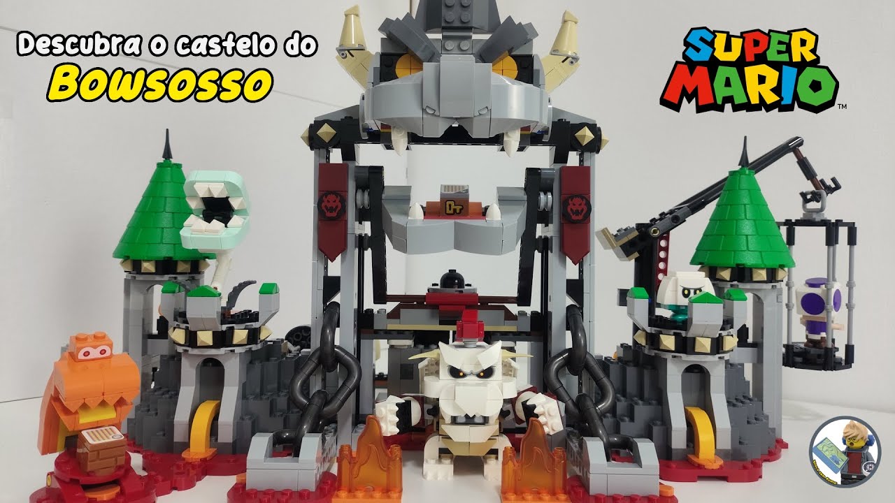 Construindo o LEGO Mario: Castelo do Bowsosso!