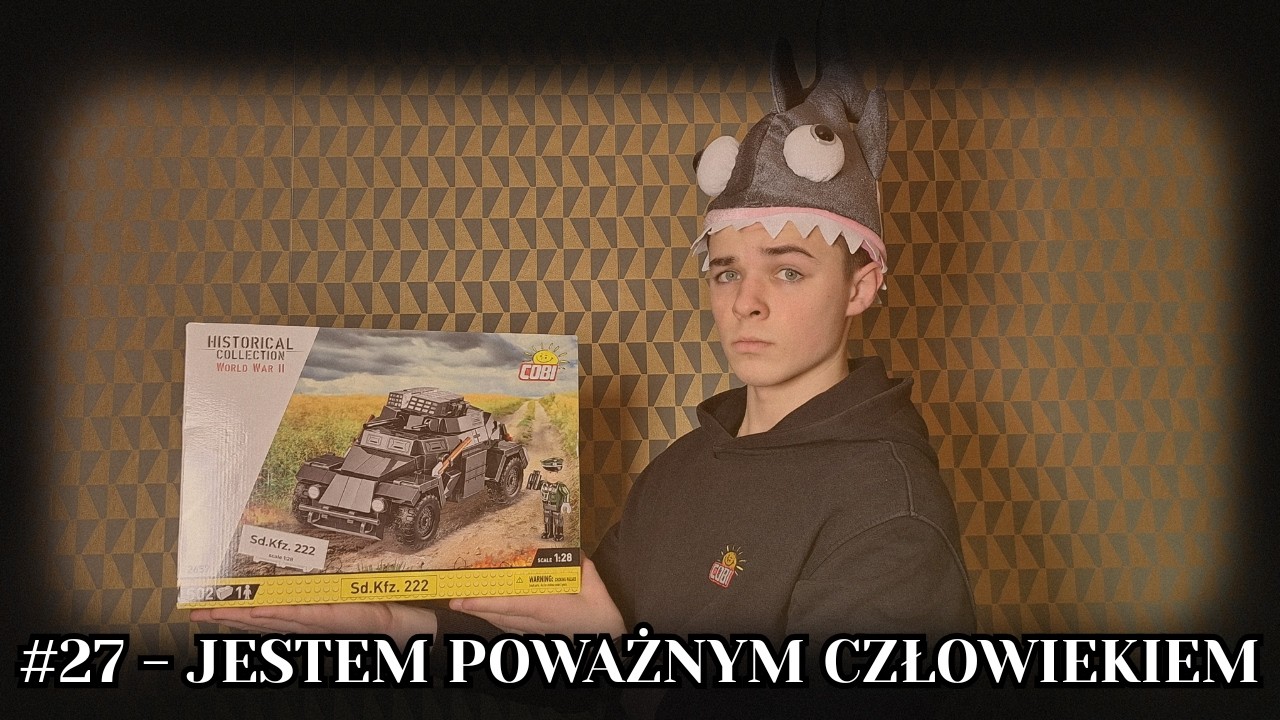 ➡️ #27  - JESTEM POWAŻNYM CZŁOWIEKIEM... (Q&A i budowanie COBI Sd. Kfz. 222) 💥