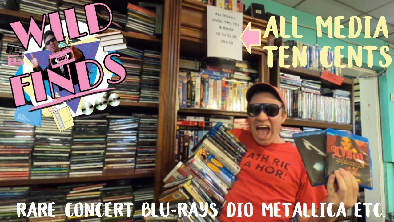 DVD Blu-Ray VHS Thrift Store Hunting - Score Big for Ten Cents Each!