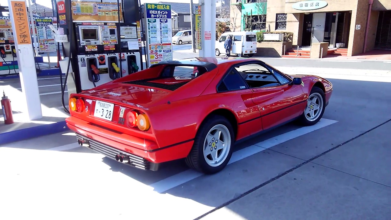 Ferrari 328 GTB BRUTAL Start-up and Acceleration!!