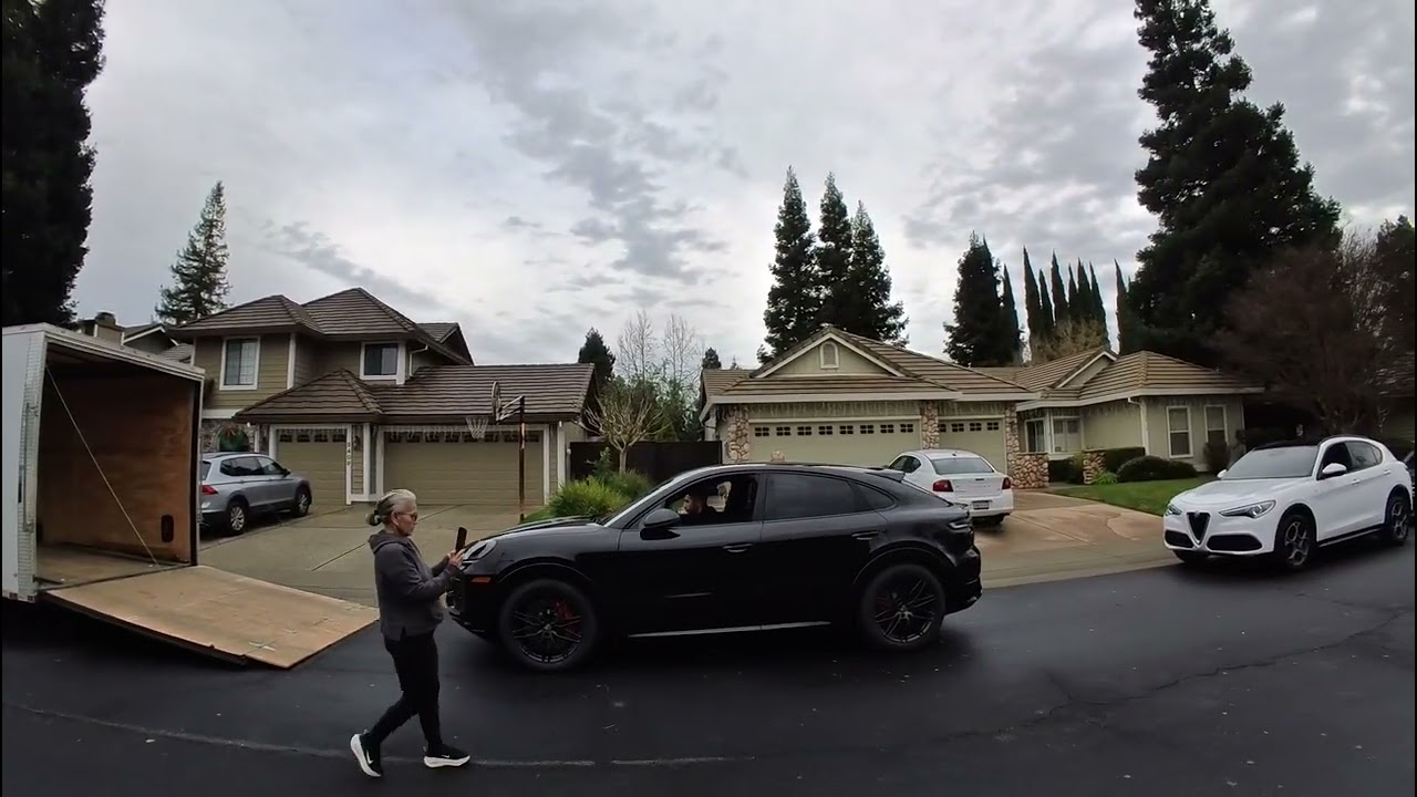 Taking delivery of my 2026 Porsche Cayenne Coupe GTS. 